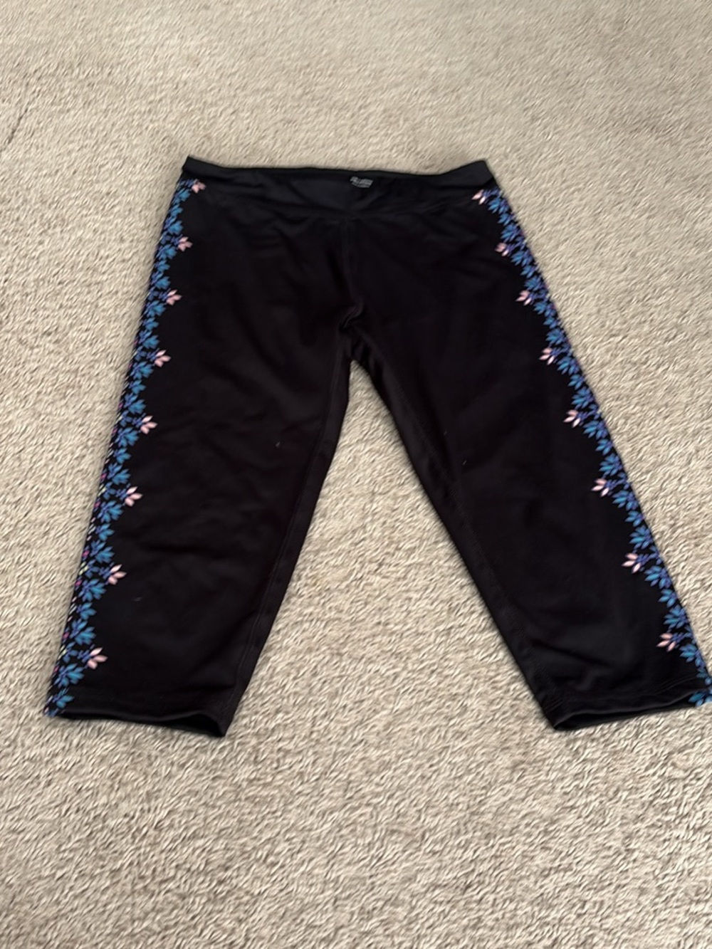 Joe Fresh Black Active Kids' Leggings size large or 10/12